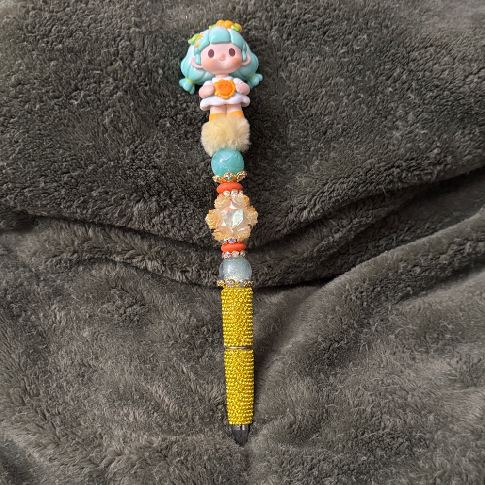 Colorful Beaded Kids Toy Pen